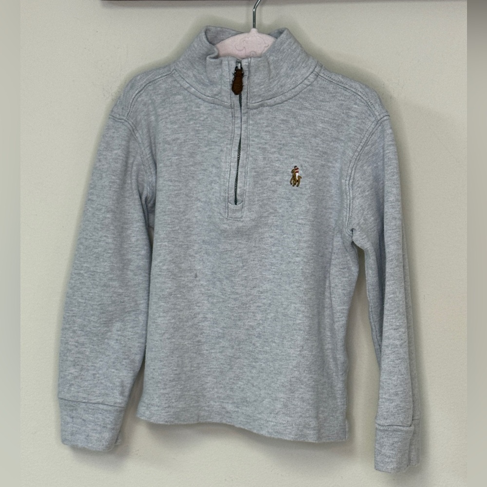 Polo by Ralph Lauren Gray Long Sleeve Kids Shirt